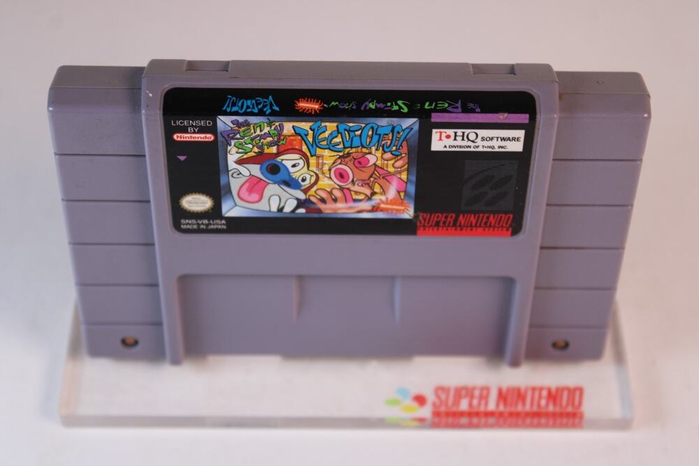The Ren and Stimpy Show: Veediots! (Super Nintendo SNES) cart only